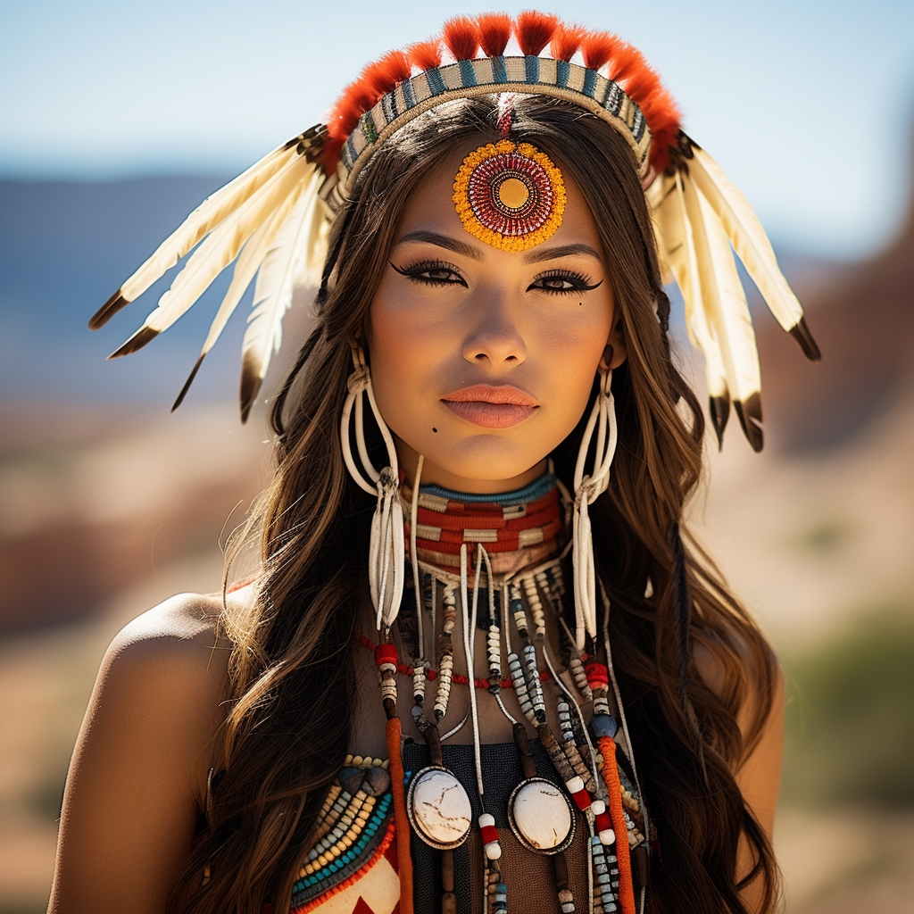 An example of a sexy Navajo woman