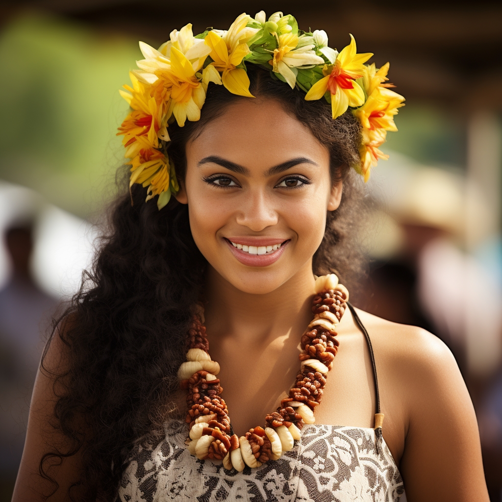 An example of a sexy Samoans woman