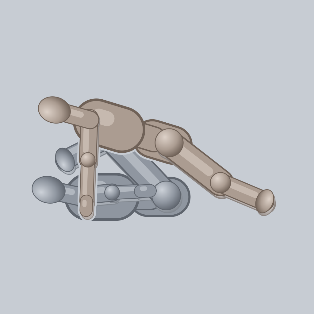Viennese oyster sex position — posed figure showing body placement for 2 people