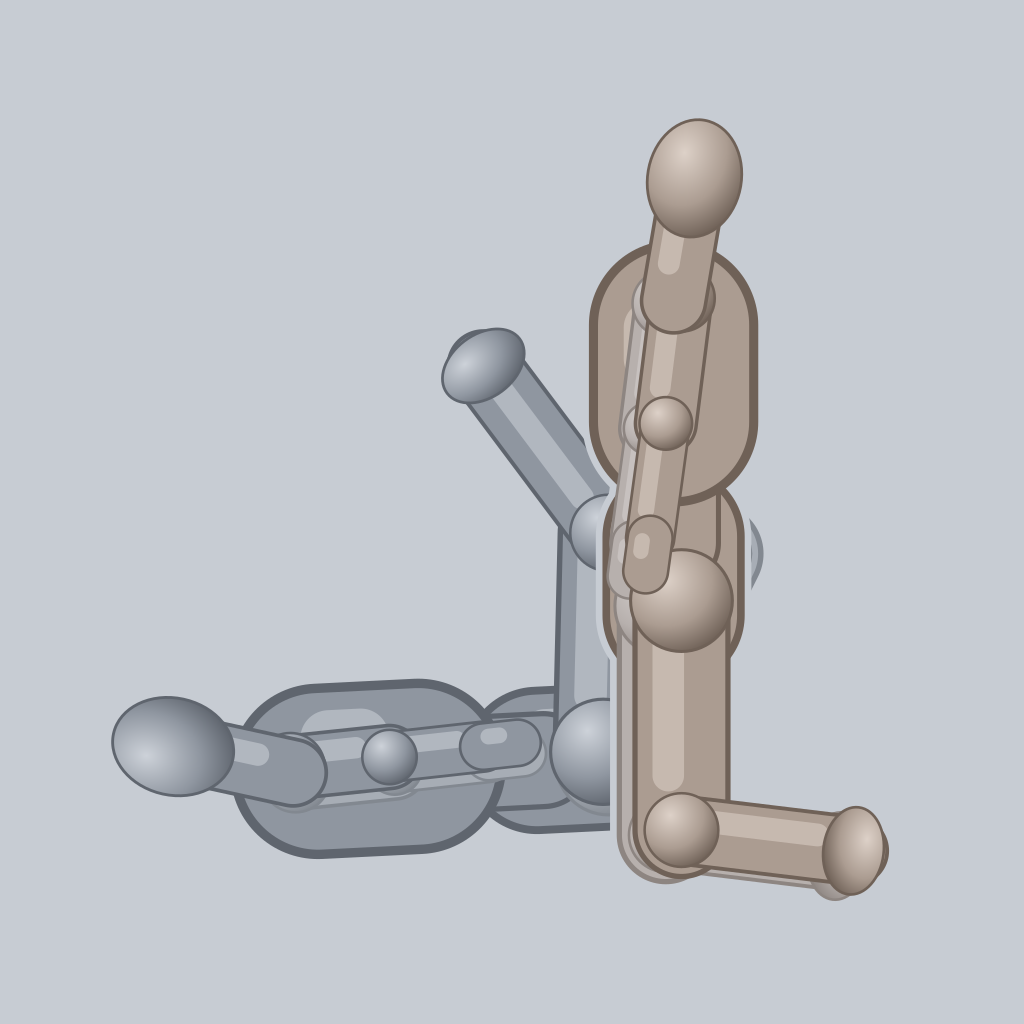 Yawning position sex position — posed figure showing body placement for 2 people